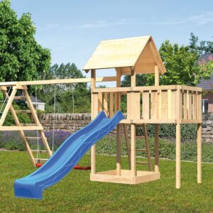 Kinderspielturm Lotti mit 2,5m Rutsche