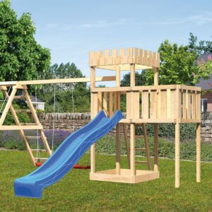 Spielturm Ritterburg Löwenherz mit 2,5m Rutsche