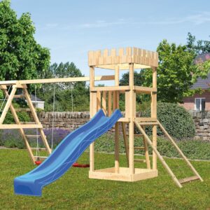 Spielturm Ritterburg Löwenherz mit 2,5m Rutsche