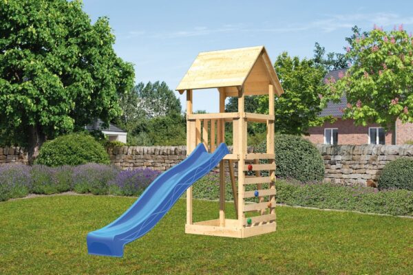 Kinderspielturm Lotti mit 2,5m Rutsche