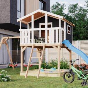 Stelzenhaus Benjamin mit 3m Rutsche