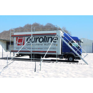 Euroline Eisfrei-Gerüst (inkl. Treppe ohne seitliche Abstützung) Länge 9 m