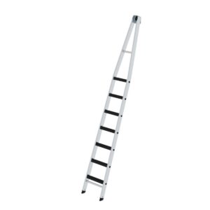 Günzburger Steigtechnik Stufen-Glasreinigerleiter Oberteil mit clip-step R13 7 Stufen
