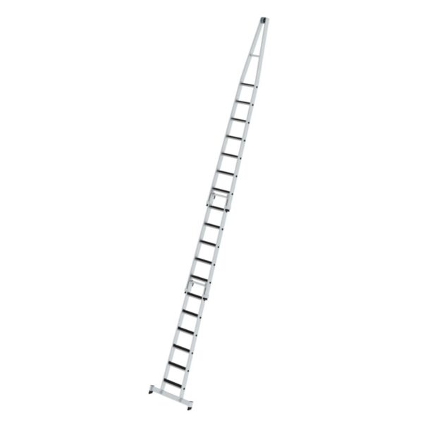 Günzburger Steigtechnik Stufen-Glasreinigerleiter-Satz mit nivello®-Traverse und clip-step R13 3-teilig