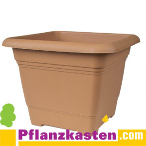 Pflanztopf Nora aus Kunststoff Terrakotta 28x28cm (oben)