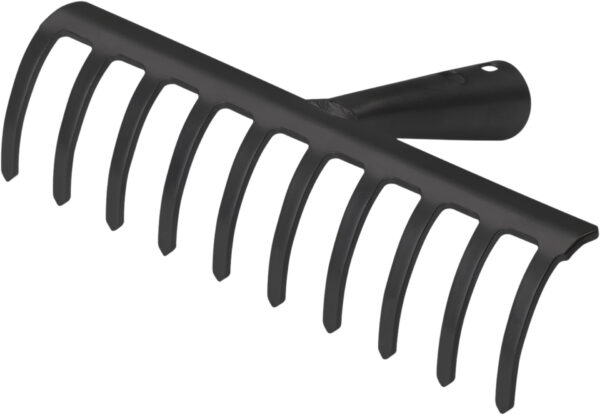 Gartenrechen schwarz
