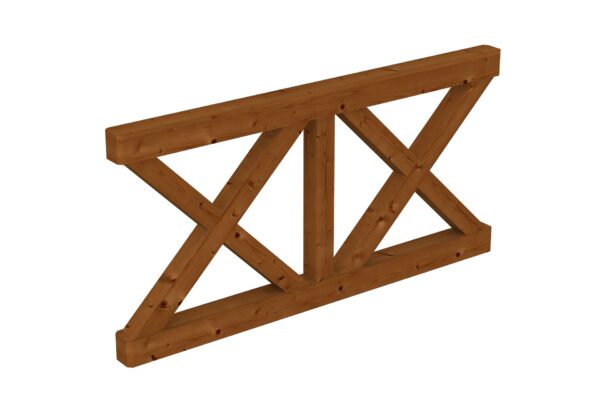 Brüstung Andreaskreuz