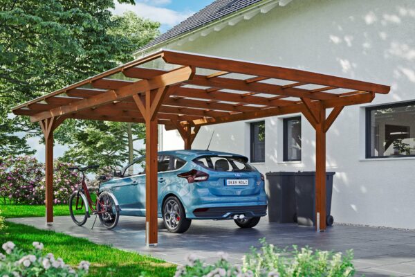 Carport Odenwald gerade Kopfbänder
