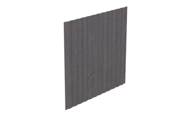 Seitenwand aus Deckeschalung 20x120mm Fichte