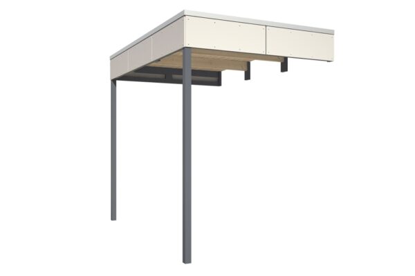 Seitliche Überdachung für CrossCube