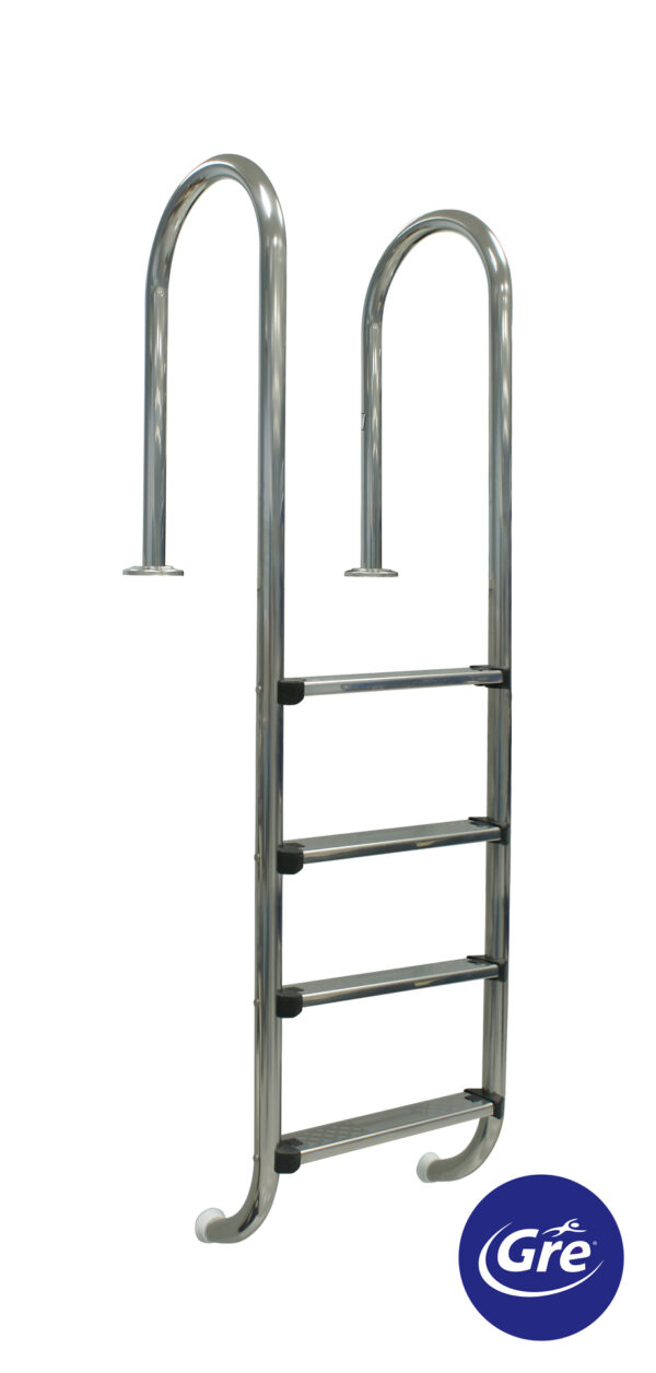 Edehlstahlleiter für Einbaubecken
