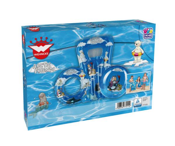 Strandset, Strandball, Schwimmring und Matratze