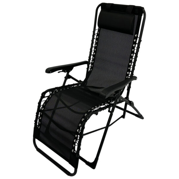 Relaxsessel Hochlehner, Stahl/Textil