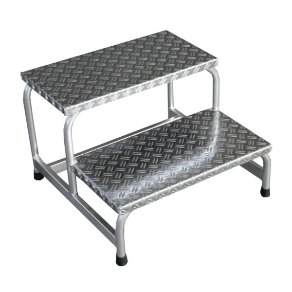 ASC Group Montagetreppe mit Riffelblech 2 Stufen