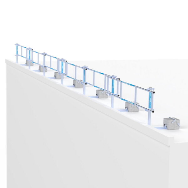 ASC Group SGS Slim - Dachrandsicherung für Flachdach  Komplettset 18m