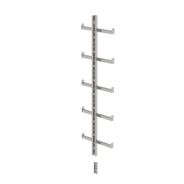 Günzburger Steigtechnik Einholmleiter Edelstahl V4A (1.4571) Länge 1,40m