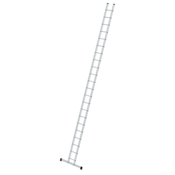 Günzburger Steigtechnik Sprossen-Anlegeleiter 350 mm breit mit Standard-Traverse 22 Sprossen