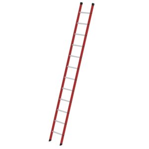 Günzburger Steigtechnik Sprossen-Anlegeleiter GFK/Alu ohne Traverse 12 Sprossen