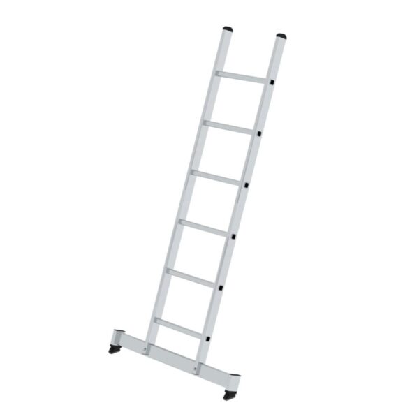 Günzburger Steigtechnik Sprossen-Anlegeleiter mit nivello®-Traverse 6 Sprossen