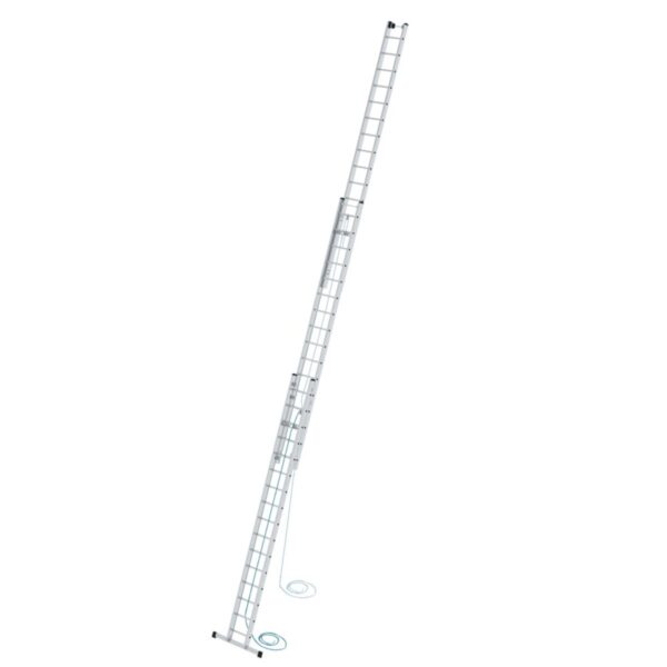 Günzburger Steigtechnik Sprossen-Seilzugleiter 3-teilig mit Standard-Traverse 3x16 Sprossen
