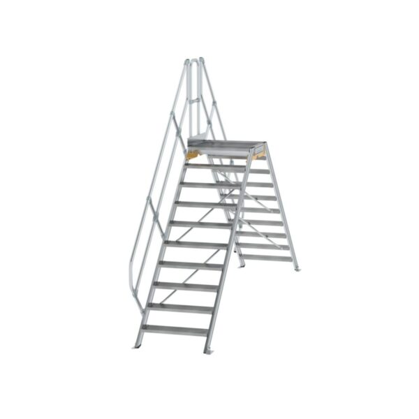 Günzburger Steigtechnik Überstieg 45° Stufenbreite 800 mm 10 Stufen