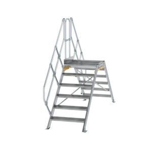 Günzburger Steigtechnik Überstieg 45° Stufenbreite 800 mm 6 Stufen