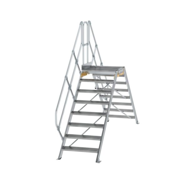 Günzburger Steigtechnik Überstieg 45° Stufenbreite 800 mm 8 Stufen