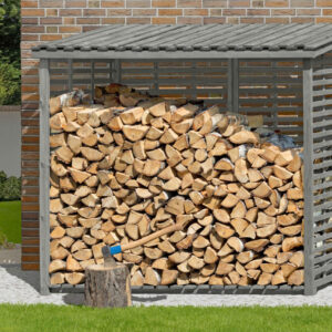 Kaminholzregal FLAMMO Gr??e XL 237x114x203cm KDI grau