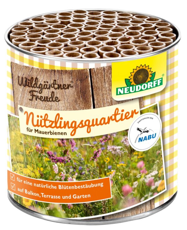 Wildgärtner Freude Nützlingsquartier für Mauerbienen