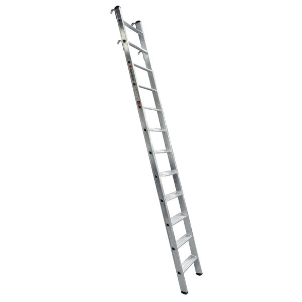 Euroline Aluminium-Regalleiter, einhängbar 1x12