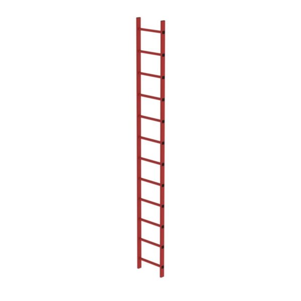 Günzburger Steigtechnik Schachtleiter GFK 400mm Lichte Weite 12 Sprossen