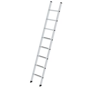 Günzburger Steigtechnik Sprossen-Anlegeleiter SprossenSafe R 13 ohne Traverse 8 Sprossen