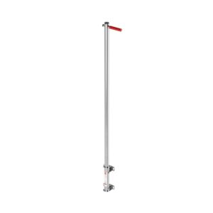 Hailo Professional Einstieghilfe zur Wandmontage mit Hülse rund Ø44 mm Edelstahl 1.4571