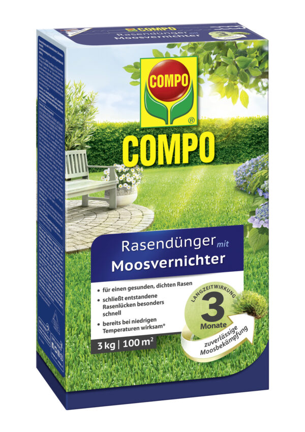 FLORANID Rasendünger mit Moosvernichter