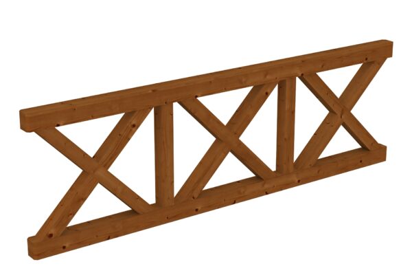 Brüstung Andreaskreuz