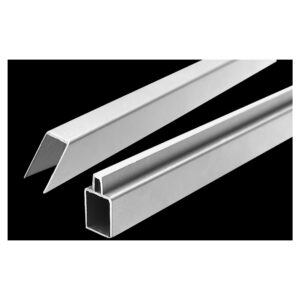ECOSTECK-Start & Abschluss Set SILBER, für ein Eckelement