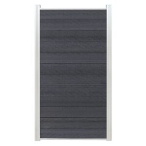 ECOSTECK-Start & Abschluss Set SILBER, für ein Schmalelement