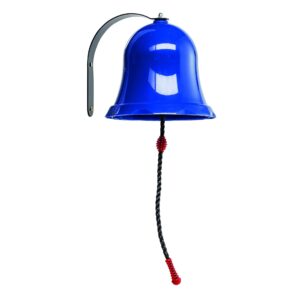 RING Glocke blau aus PP inkl. Holzschrauben und Halterung