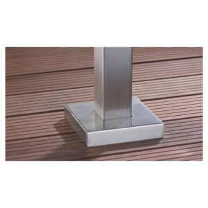 VETRO Abdeckkappen für Schraubplatte 155x155x30 mm