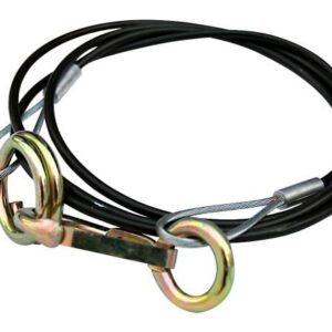 Abreißseil mit Haken und Ringen