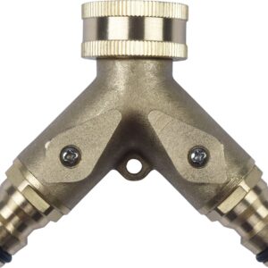 Y-Verteilerstück 3/4 Z, mit 2 Kugelhähnen