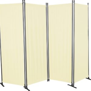 Paravent 4-teilig aus Kunststoffgewebe