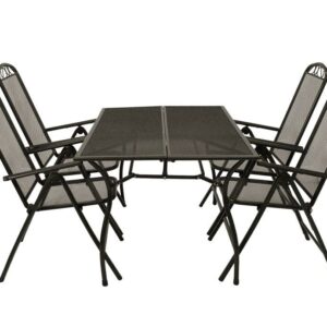 Garnitur Streckmetall anthrazit