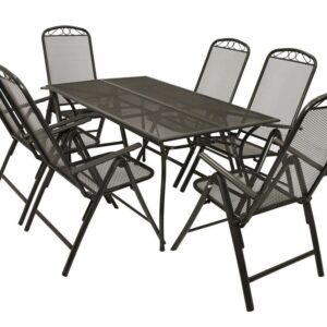 Garnitur Streckmetall anthrazit