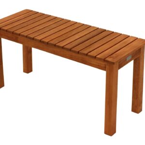 Hockerbank aus Eukalyptusholz