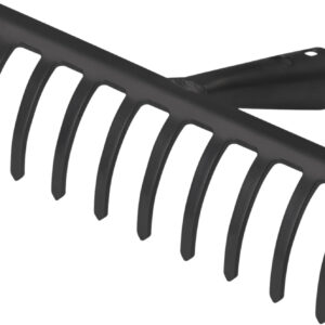 Gartenrechen schwarz