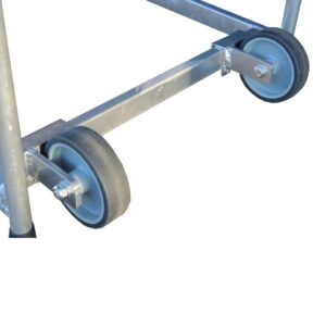 ASC Group Montagetreppe Rollen, set montiert