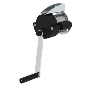 Günzburger Steigtechnik Seilwinde, Zwangsführung Bremse