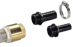 Saugfilter mit Rückflussstop 19,0mm 3/4 Zoll / 25,4mm 1