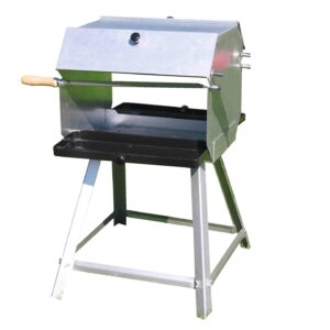 Grillen - risikofrei und einfach 11 Mutzbratengrill mit 2 Spießen für 14 Portionen